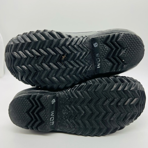 SOREL SNOW LION WOMENS BLACK WATERPROOF BOOTS SIZE 6 - Picture 5 of 16